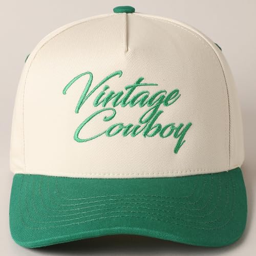 MIRMARU Two-Tone Vintage Canvas Trucker Hats, Adjustable Size & Embroidered Design