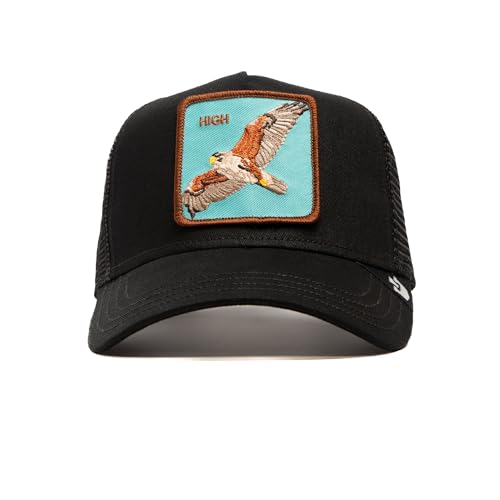 Goorin Bros Unisex Black Snapback Trucker Hat - The High Eagle